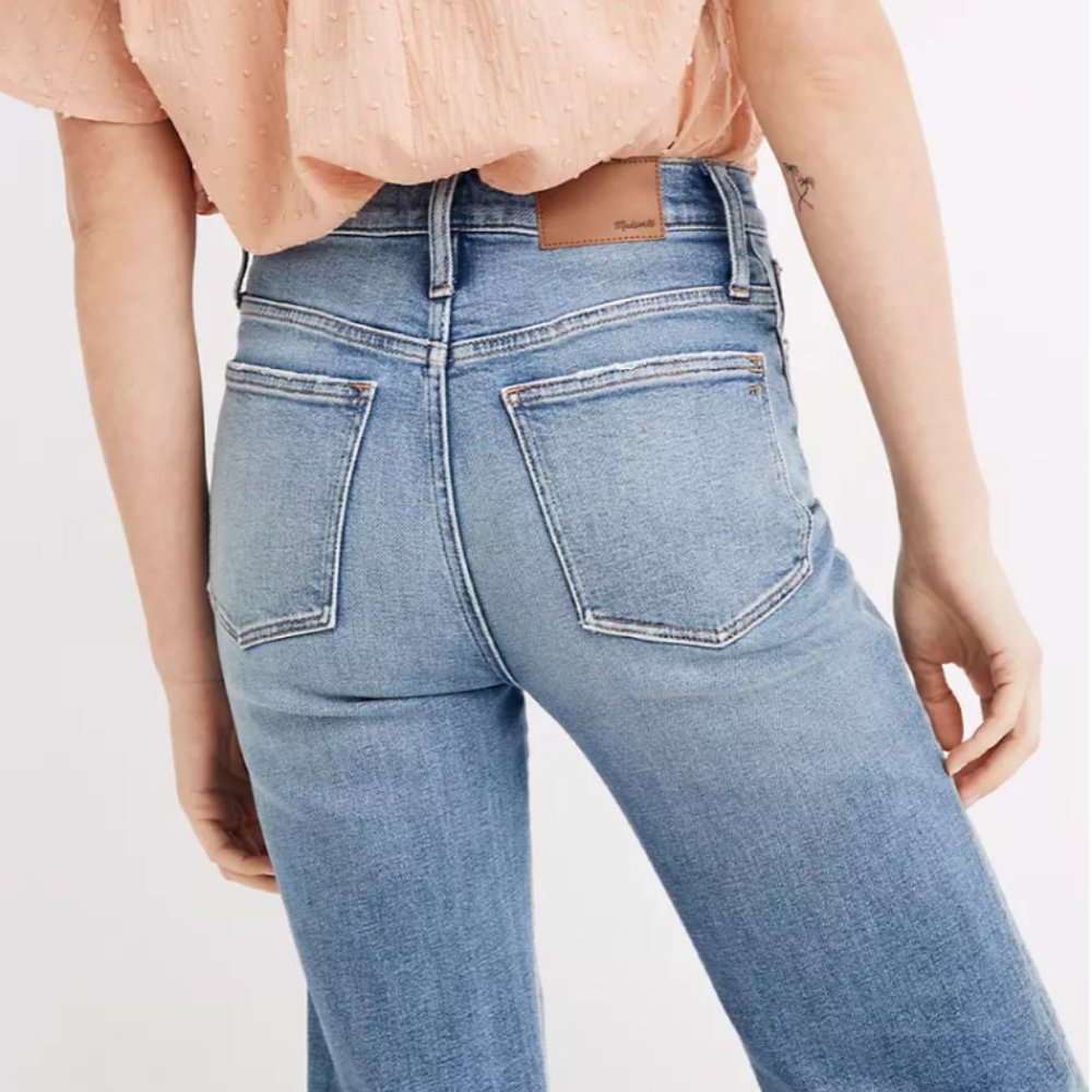 Madewell, Slim Wide-Leg Crop Jean, Size: 26